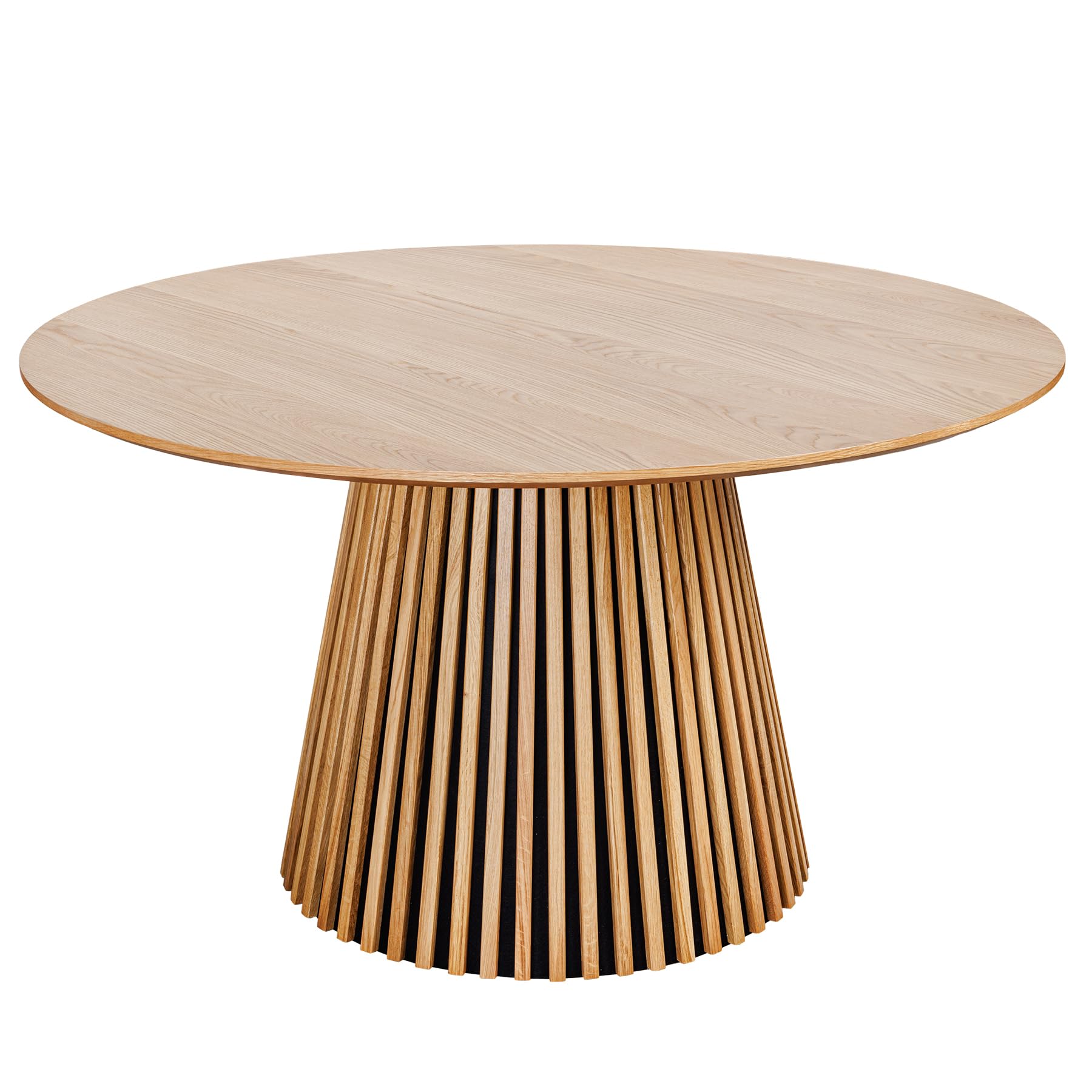 Valhalla Wood – Runder Esstisch, 120 cm, Natur Eiche (Japandi-Design)