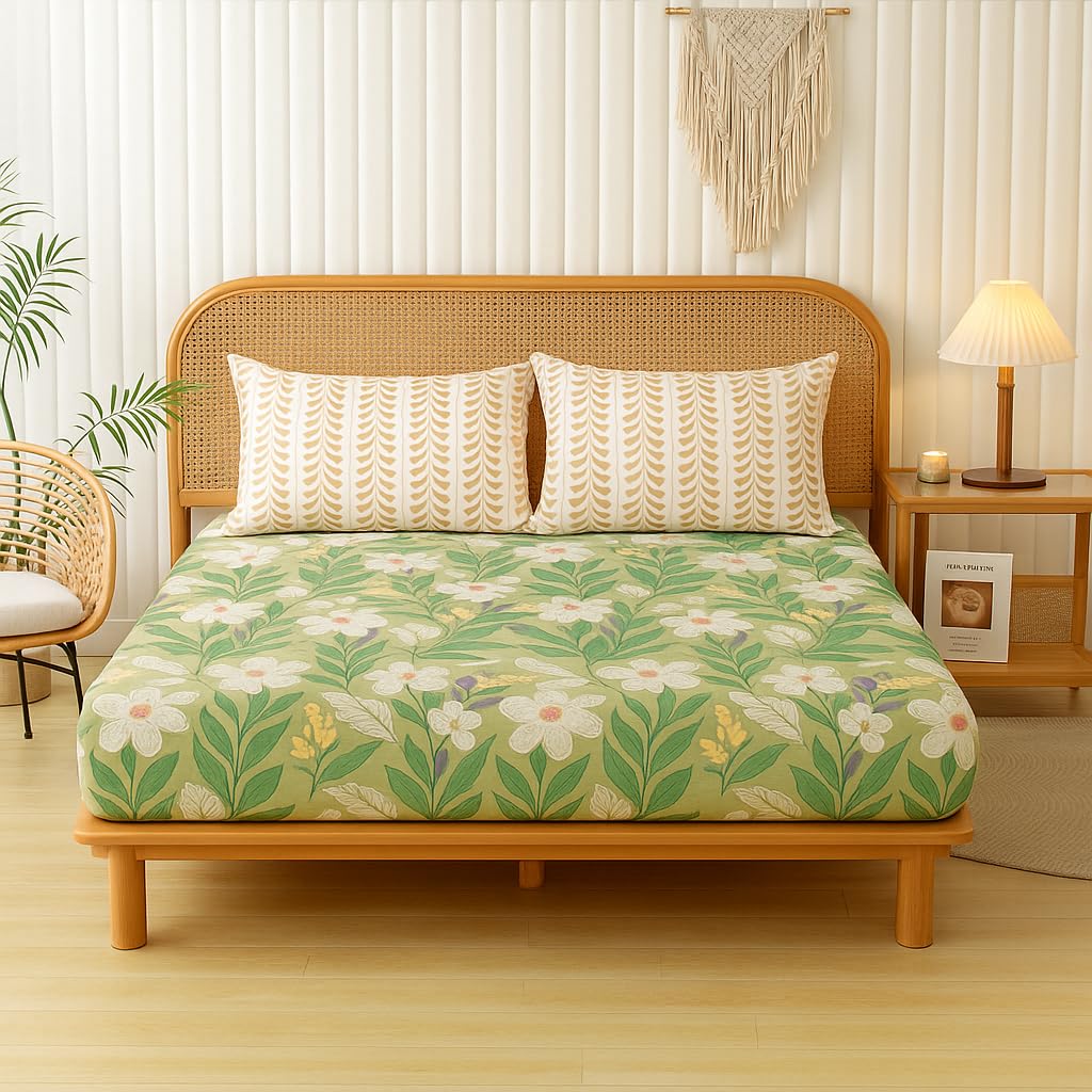 BSB HOME Cotton Bedsheets - Double/Queen -7 BSB HOME Cotton Bedsheets - Double/Queen -7