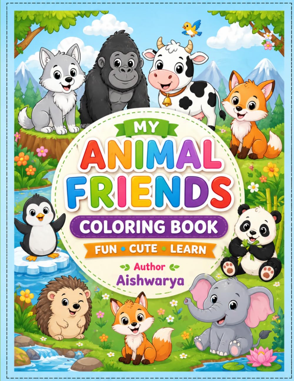 My Animal Friends: Coloring Book