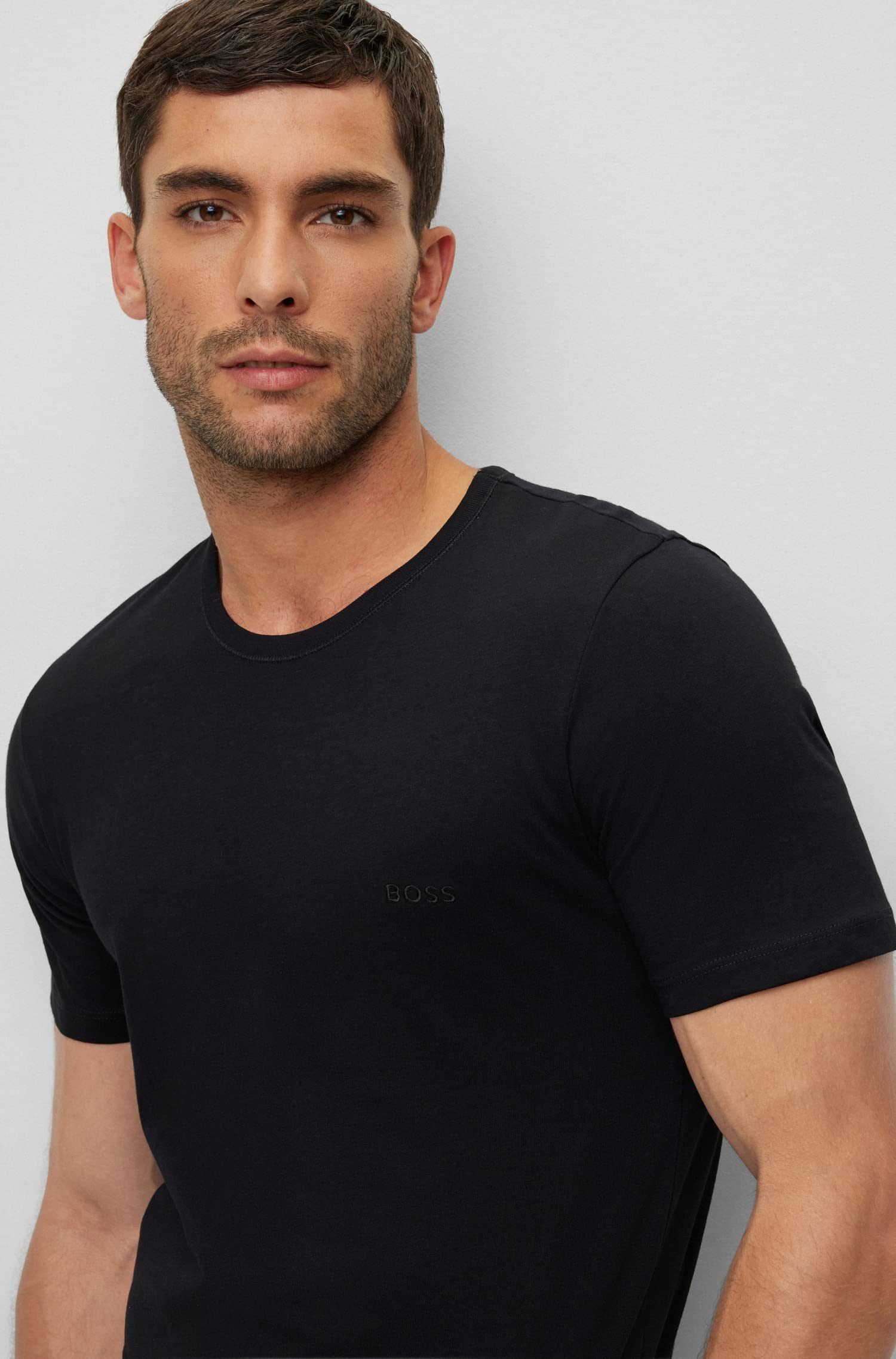 Hugo Boss Koszulka Mężczyźni BOSS Rn 3P Classic