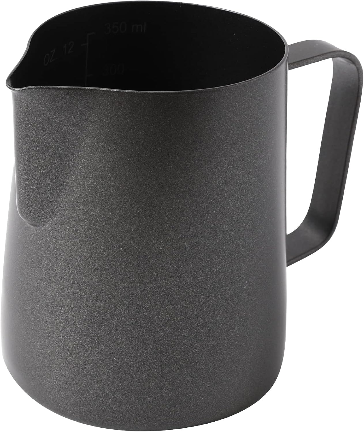 Milk Frothing Pitcher 12OZ 20OZ(350ml 600ml) 304 Stainless Steel Espresso Steaming Pitchers Barista Cup For Making Coffee Cappuccino Precision Latte Barista Art-Matte Finish (12 oz)