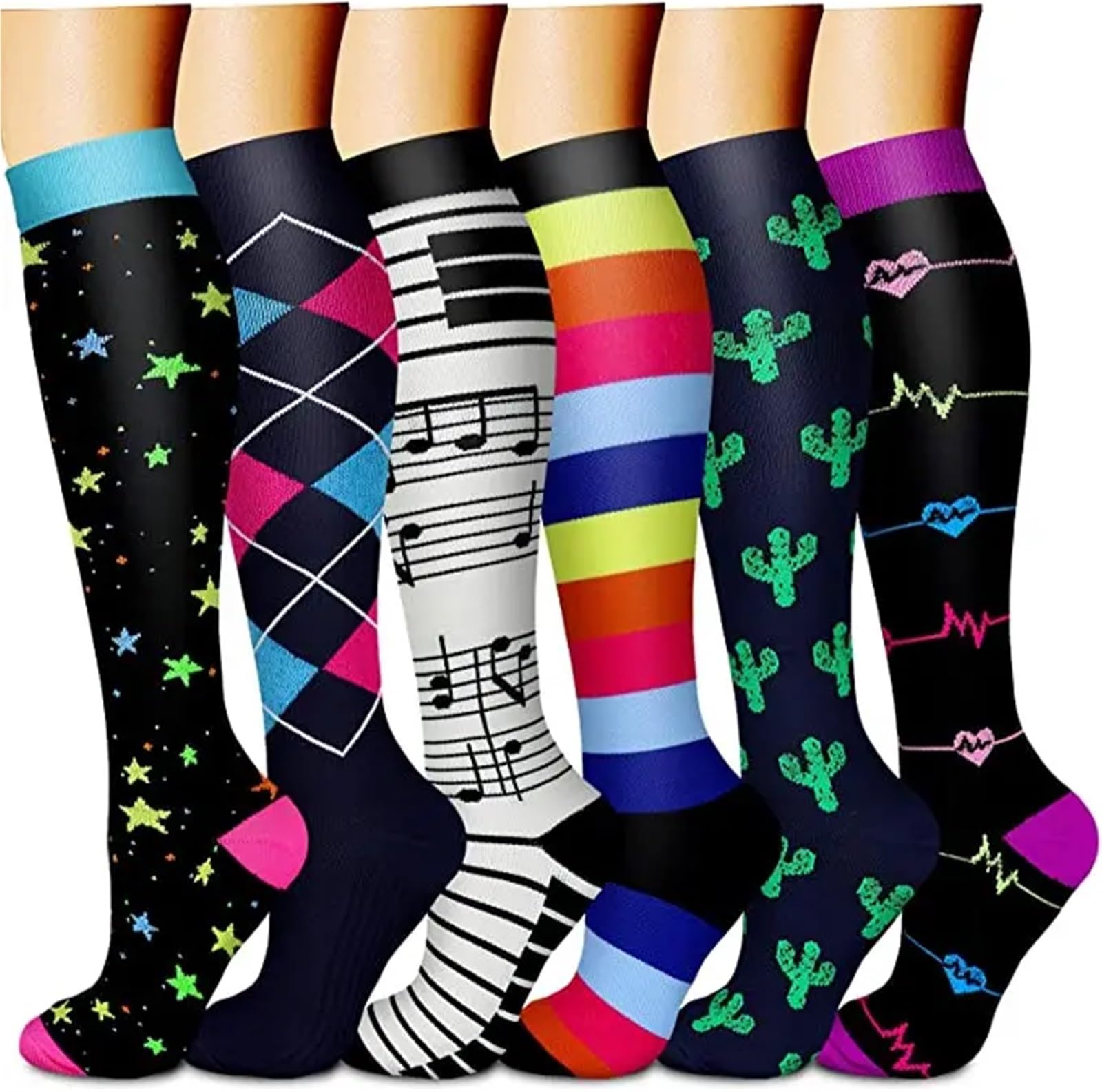 Medias de compresión Calcetines De Compresión For Leggings, Calcetines De Presión For Correr, Fútbol, ​​unisex, Edición Network Red, Calcetines De Presión For Enfermeras, Calcetines For Hombres Para A