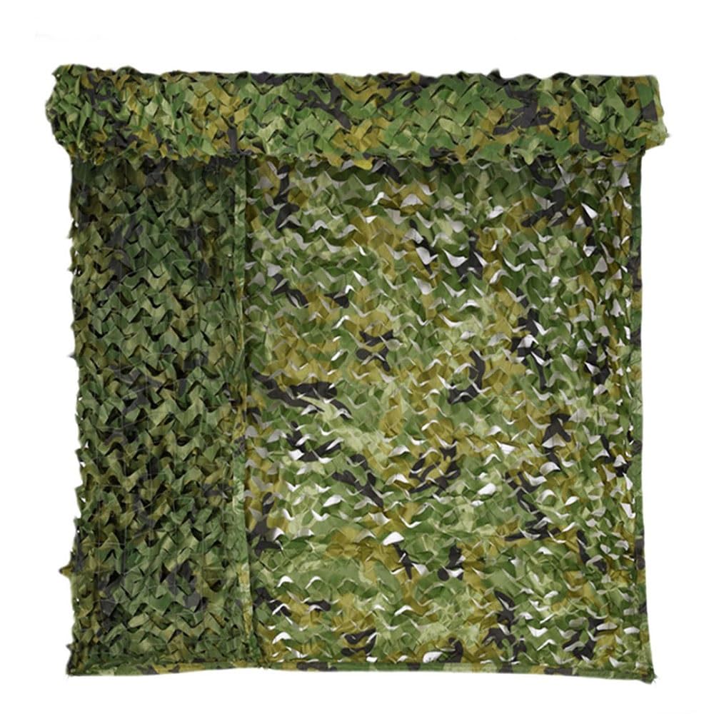 Tarnnetz Bundeswehr Tarnung Net 1m 1.5m 2m 4m 5m 6m 7m 8m 9m 10m 12m 14m 15m 16m 20m Camouflage Netz Wald Jagd draußen Sichtschutz(Größe:10x10m)