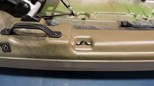 Miniatura 3 de Pelican Kit de aparejo de accesorios para kayak, fácil de fijar accesorios y equipos, 20 piezas, bucles elásticos para cubierta de amarre, ojo de