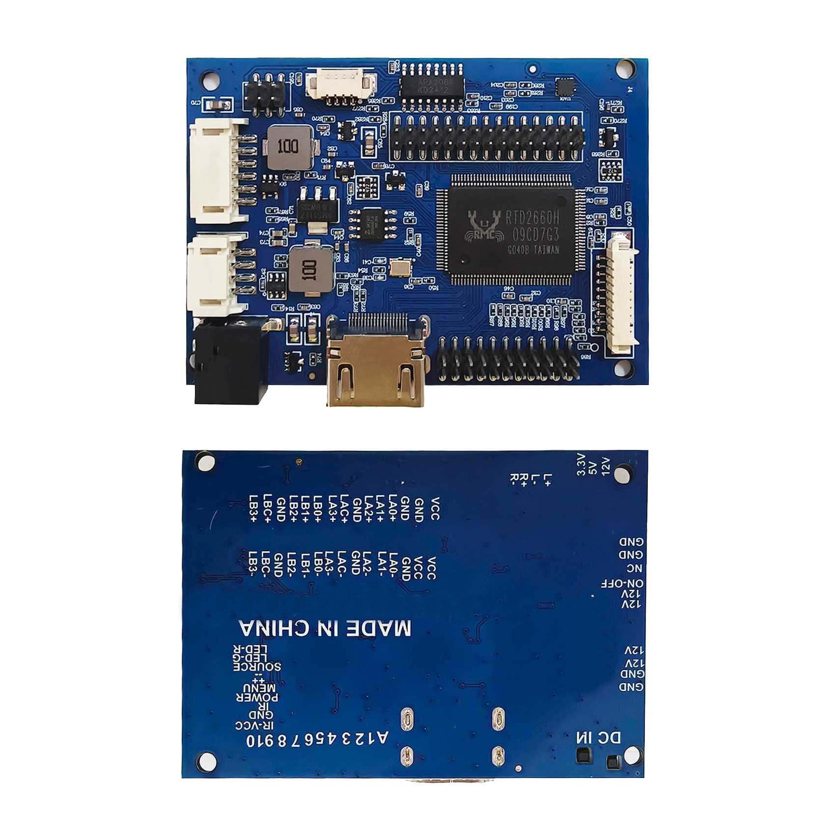 VSDISPLAY Pantalla LCD táctil resistiva de 7" 800x600 con Placa Audio H/D | CLAA070MA0ACW