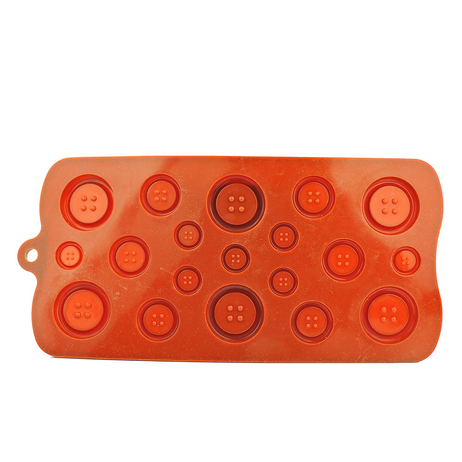 Selecto Bake Silikonform – 16 Knöpfe Für Schokolade, Pralinen, Eiswürfel, 18x17 Cm