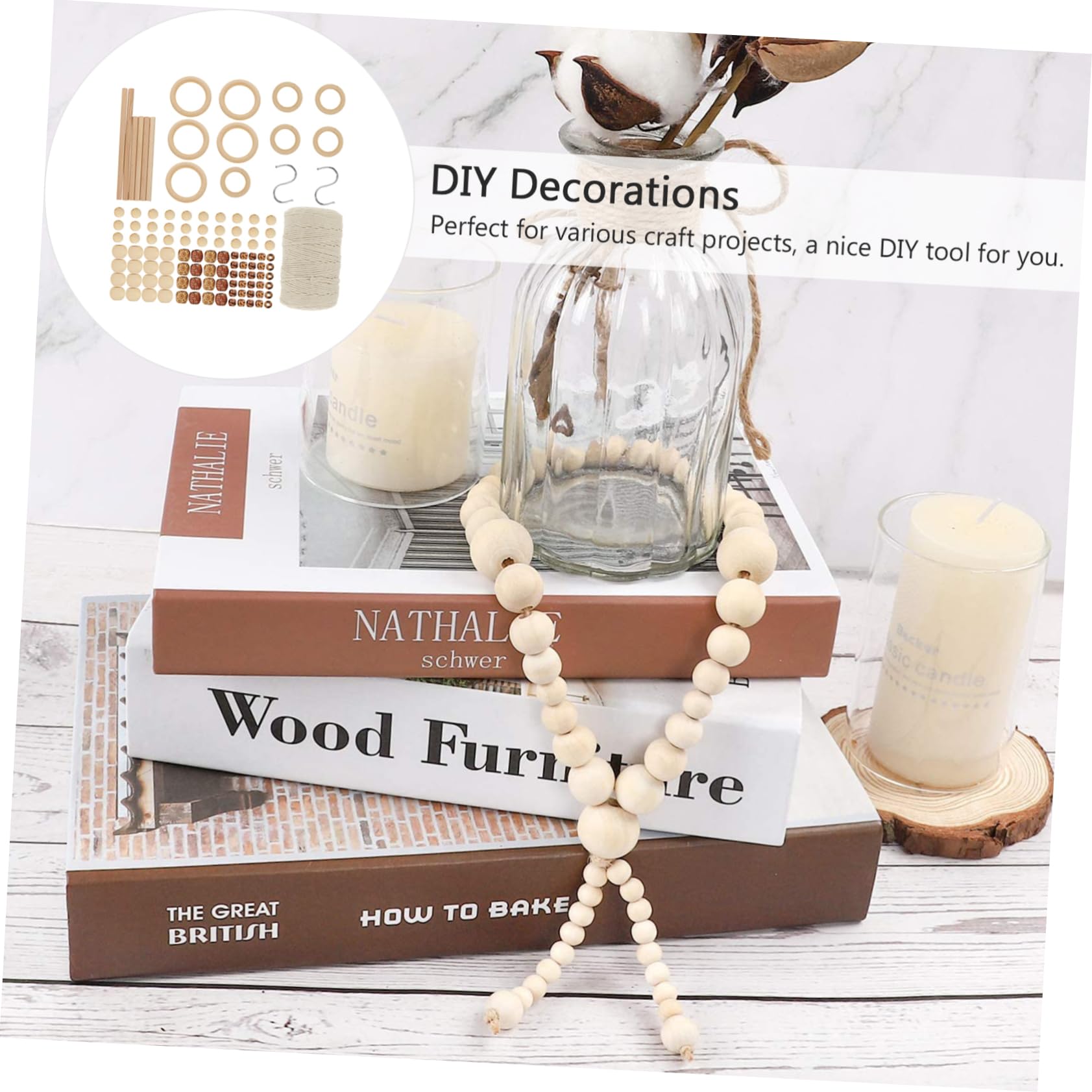 Angoily Kit Macramè Fai da Te Cotone Set Completo per Decorazioni Murali Artigianali Materiali per Creazioni Handmade Accessori Versatili per Hobby Creativi