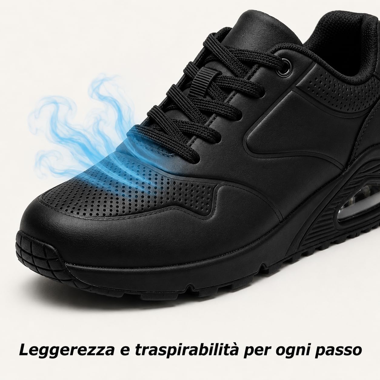JOMIX Damskie buty gimnastyczne z amortyzującą poduszką, oddychające trampki z wentylacją, wygodne buty do chodzenia, fitnessu i przez cały dzień