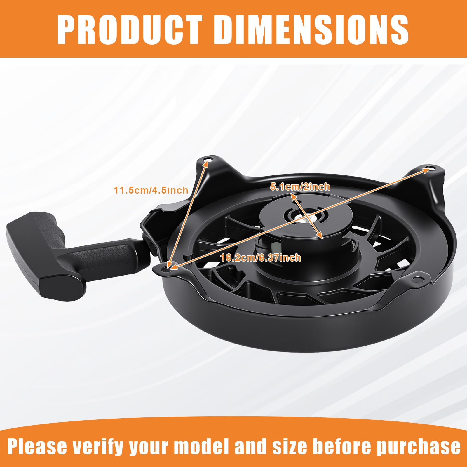 Poweka 497680 - Avviatore per tosaerba Briggs & Stratton 497680 Oregon 31-068 Rotary 12368