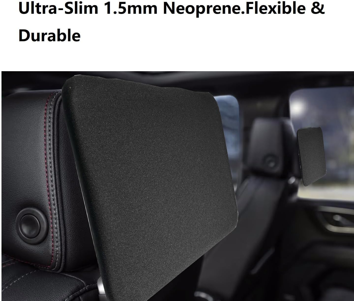 2-Pack Storage Mode Screen Protectors for 2021-2025 2026 GMC Yukon/Tahoe/Suburban, Cadillac Escalade | 1.5mm Neoprene Dust & Impact Shield