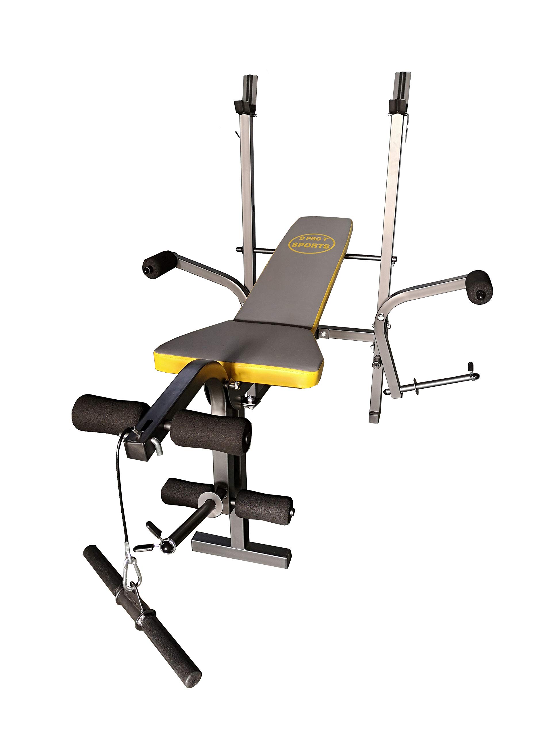 D Pro T Weight Training Bench Multi Gym Fitness Preacher