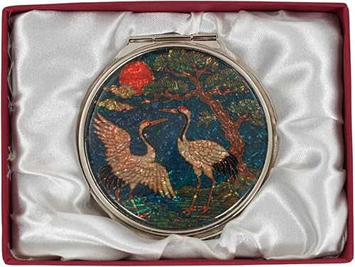 Miniatura 42 de February Mountain Espejo Compacto de Nácar – Doble Magnificación Regalo para Mujeres, Mamá, Hermana – Idea de Cumpleaños o Navidad (1, Heritage