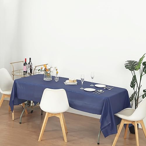 Miniatura 4 de Evershine - Mantel de plástico resistente (reutilizable, 12 unidades), Azul marino