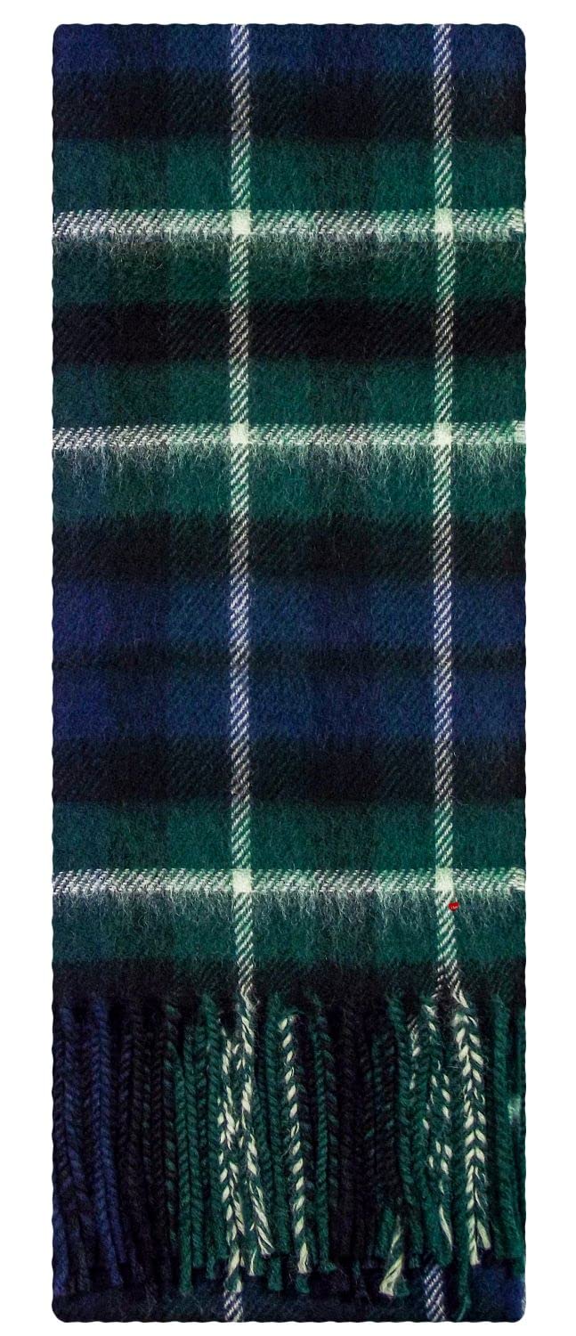 I LUV LTD Graham of Montrose Modern Tartan Plaid 100% Lambswool Scarf Made in Scotland