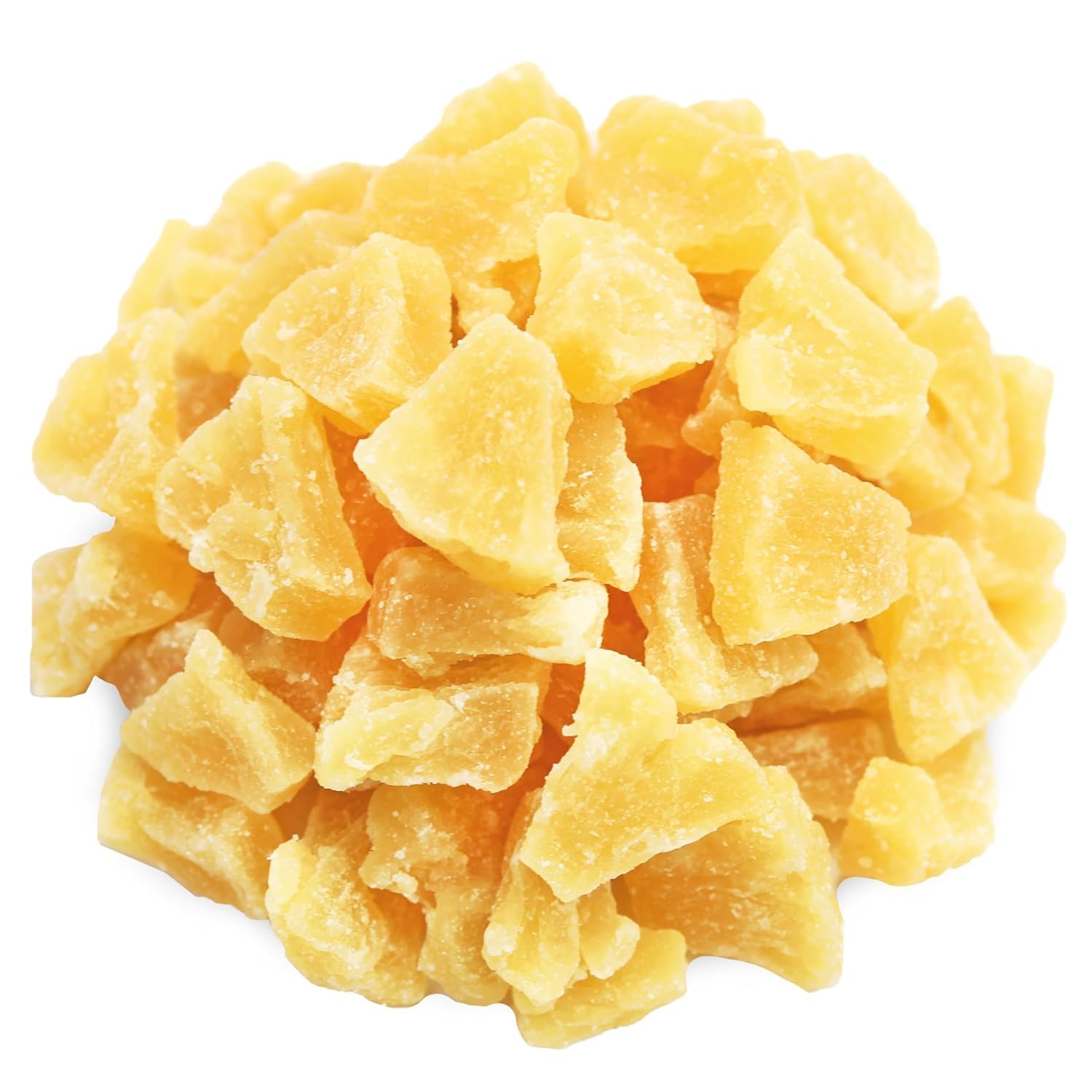 Dehydrated Pineapple Tidbits NATURAL No Color Added, Non GMO, Gluten Free, High In Fibers Bulk 11 Lbs