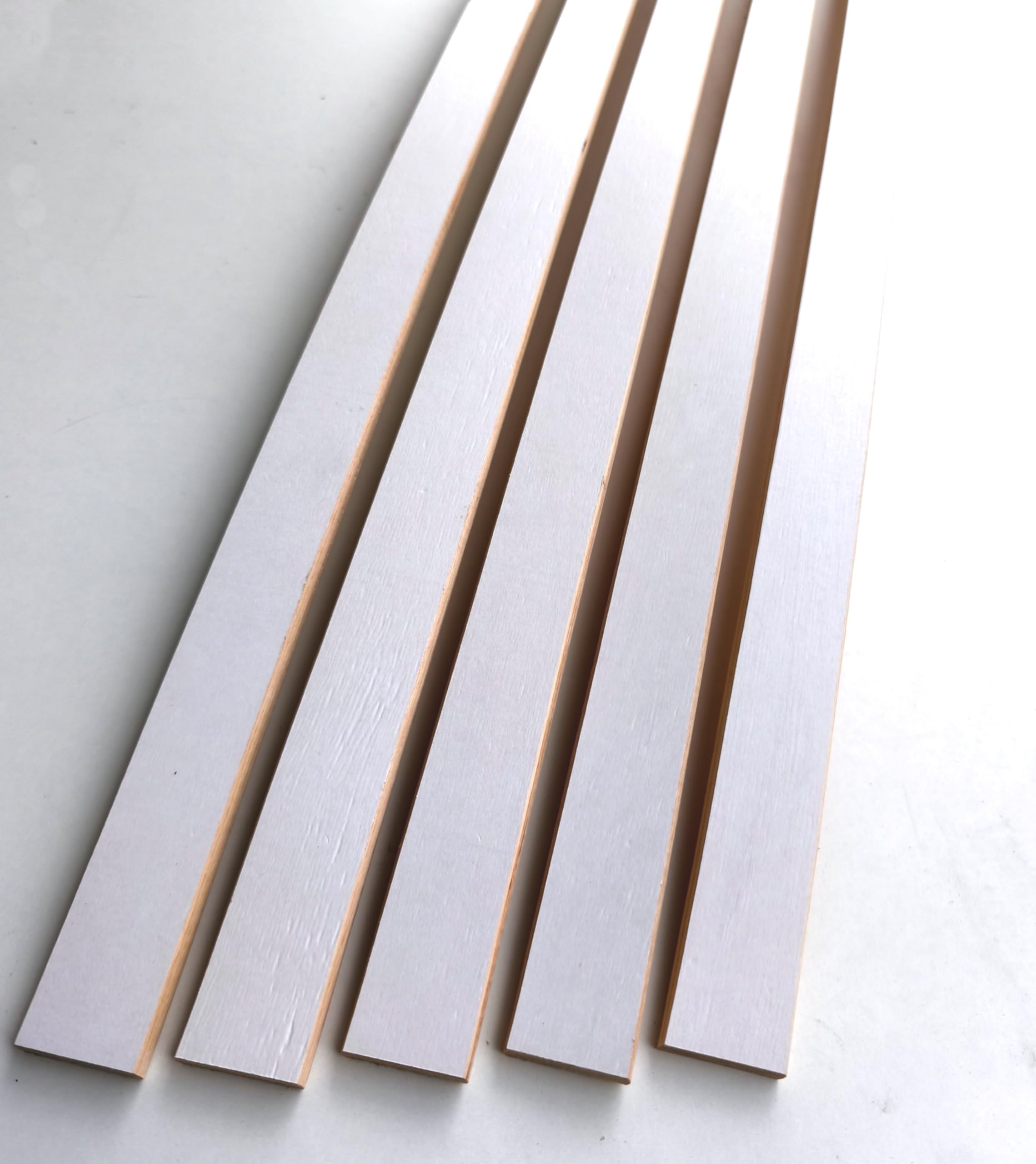 5 x drewniane listwy sprężynujące, części zamienne, naprawa do rusztu (700 x 34 x 8 mm)