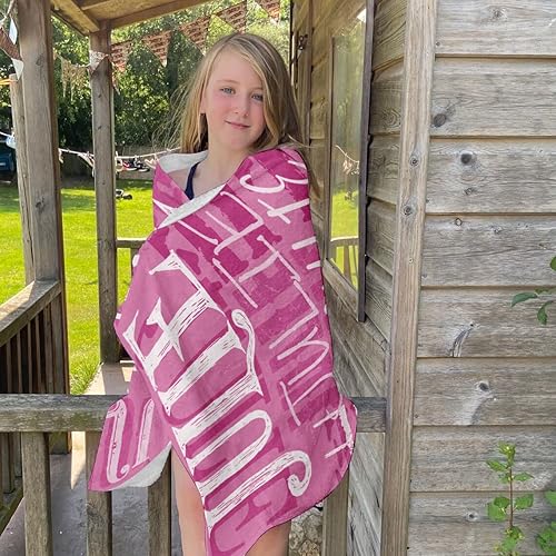 Miniatura 5 de DayOfShe Toalla de playa con nombre personalizado, accesorios para manta, toalla de natación de viaje para camping, regalos de boda, damas de honor,