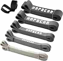 Set 5 Bande Elastiche Fitness Con Ancoraggio - Per Allenamento Casa, Pilates, Yoga - Foto 8