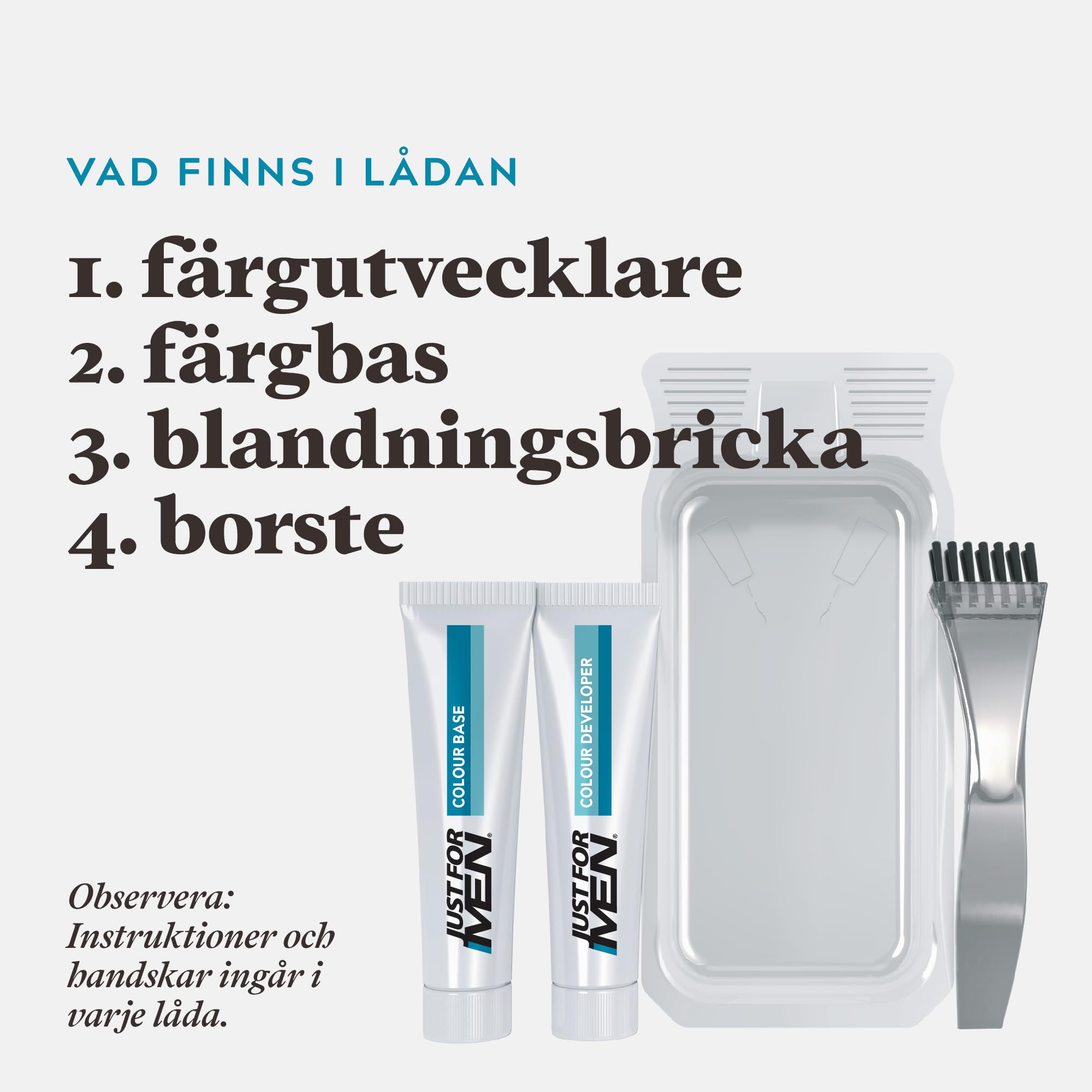 Tylko do wąsów i koloru brody średni brąz, usuwa siwe włosy, zapewniając grubszy i pełniejszy wygląd - M35.