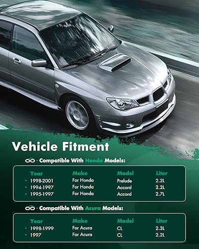 Miniatura 3 de SCITOO Conjunto de radiador de refrigerante del motor para Acura CL 1997-1999 y para Honda para Accord Prelude, 2.2L 2.3L, Reemplazar 1494