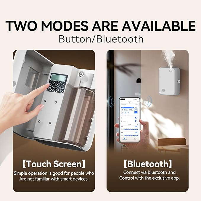 Difusor de Aromaterapia Inteligente Hijoc 500ml, Control Bluetooth, Blanco miniatura 4