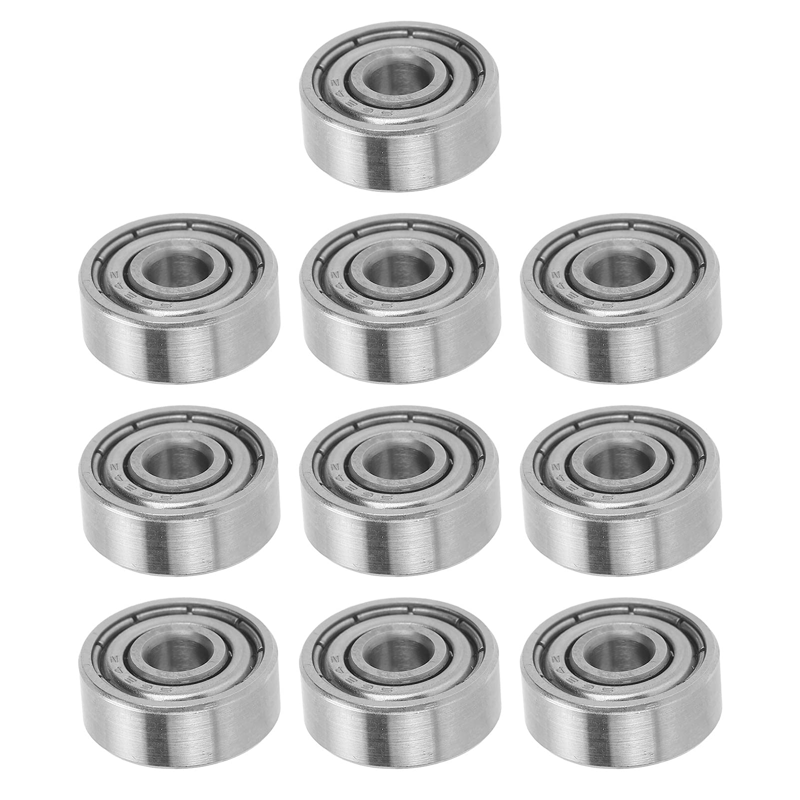 Cuscinetti Radiali a Sfera in Acciaio Inox 5x13x5 mm per Longboard Skateboard Pattini in Linea Rotelle Sport Estremi Adatti a Ruote di Sicurezza e Performance