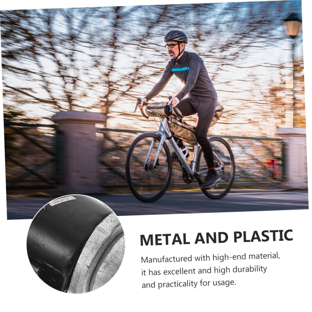 UKCOCO Fahrrad Bremsen Satz Hydraulisch Praktische Fahrradscheibenbremse für Mountainbikes Schwarz Metall und Kunststoff Robust und Alltagstauglich