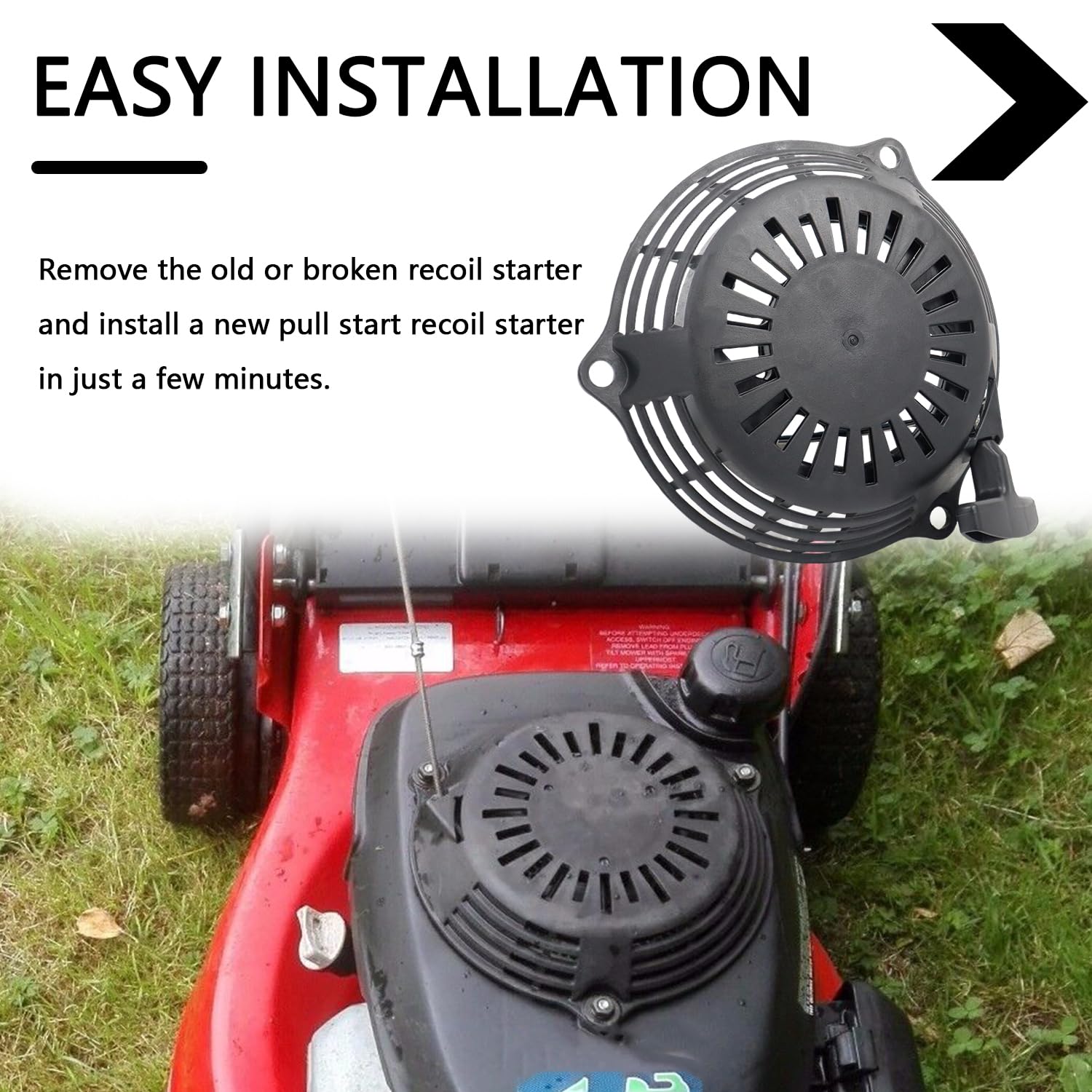 Pull Start Recoil Assembly For Honda GC135 GC160 Engine - Fits Mowers & Generators - View #2