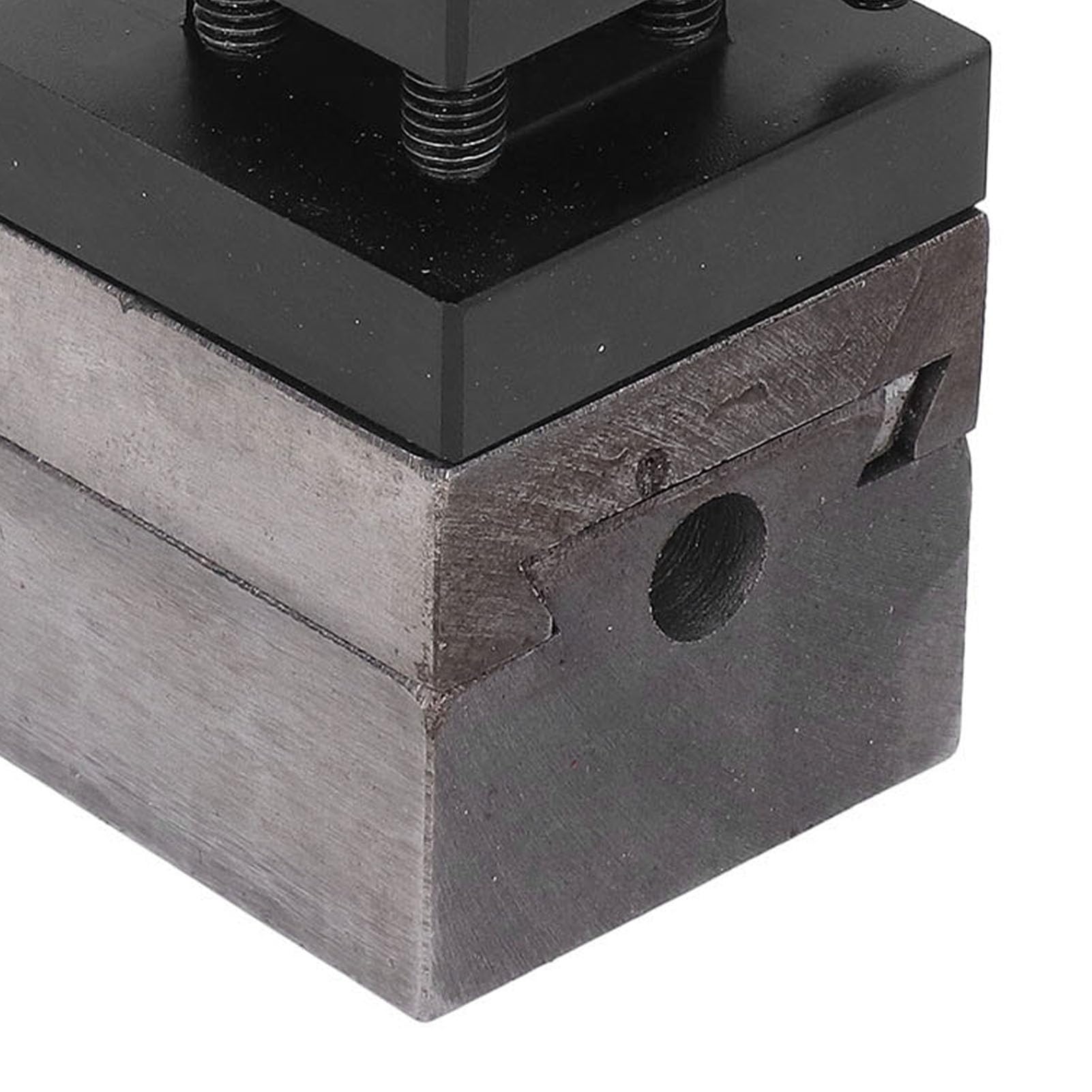 Jeffergarden Mini Tokarka Suwak Uchwyt Narzędziowy Żeliwny Uchwyt z Zaciskiem 60x60 Mm i Skokiem 65 Mm do MX 210 WM 210 i Innych Mini Tokarek