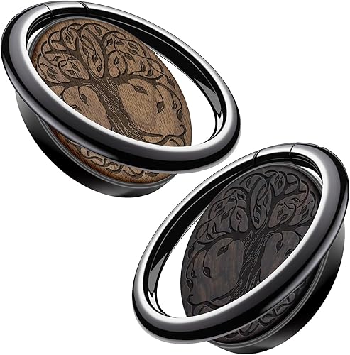 Miniatura 8 de Carveit Soporte de madera para teléfono celular, soporte de agarre para teléfono, compatible con Galaxy S23 Ultra S22, iPhone 15 Pro Max, 11, 12,