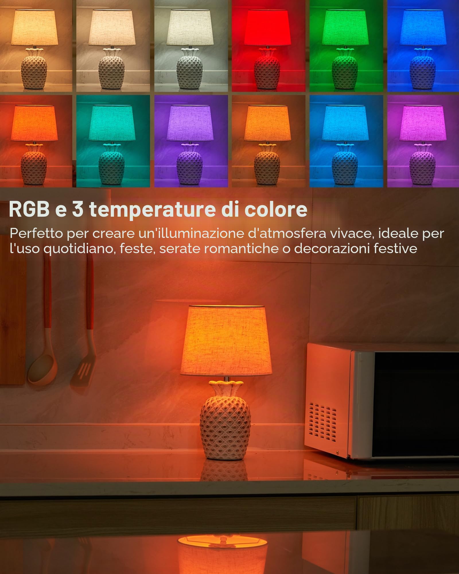 Lampada da tavolo ricaricabile senza fili, dimmer con timer con telecomando, base in ceramica e paralume in tessuto di lino, luce che cambia colore a batteria, piccola lampada da comodino per