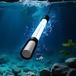 Pond UV Light for Fish Tank UV Pond Water Clarifier for 100-2000 Gallon UV
