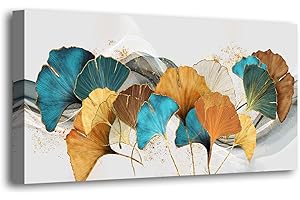 SiGuTie Botanical Wall Canvas Prints for Living Room