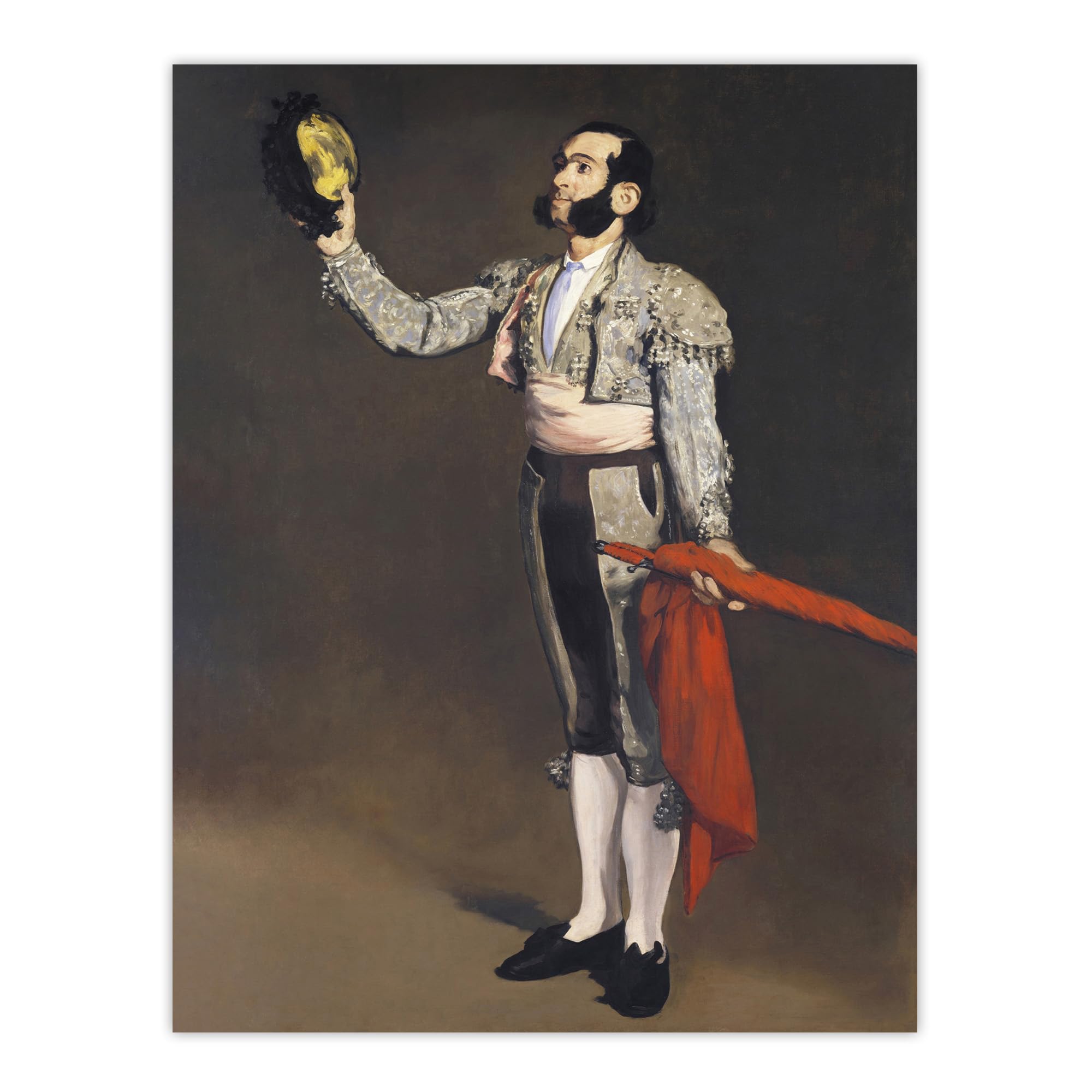 Artery8 A Matador Saluting Portrait Painting Unframed Wall Art Print Poster 12X16 Artwork By Manet : Spanish Themed Portrait Print Suited For Office Or Lounge Adding Culture And Heritage Appeal
