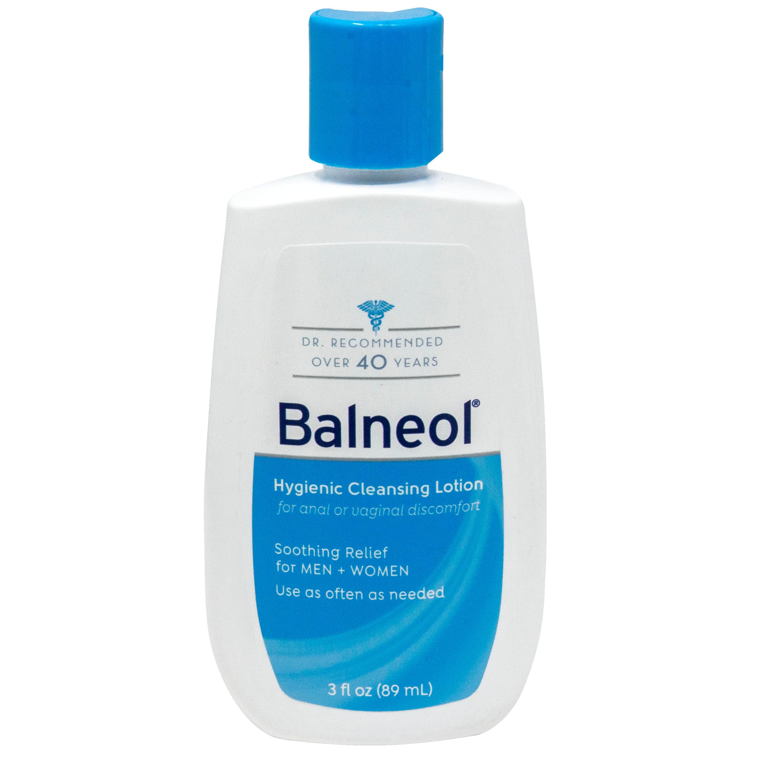 Hygienic Cleansing Lotion for Women and Men, Soothing Relief to Help With Pain Relief, Itch Relief, and Discomfort for Sensitive Areas, Made in USA, 3 oz