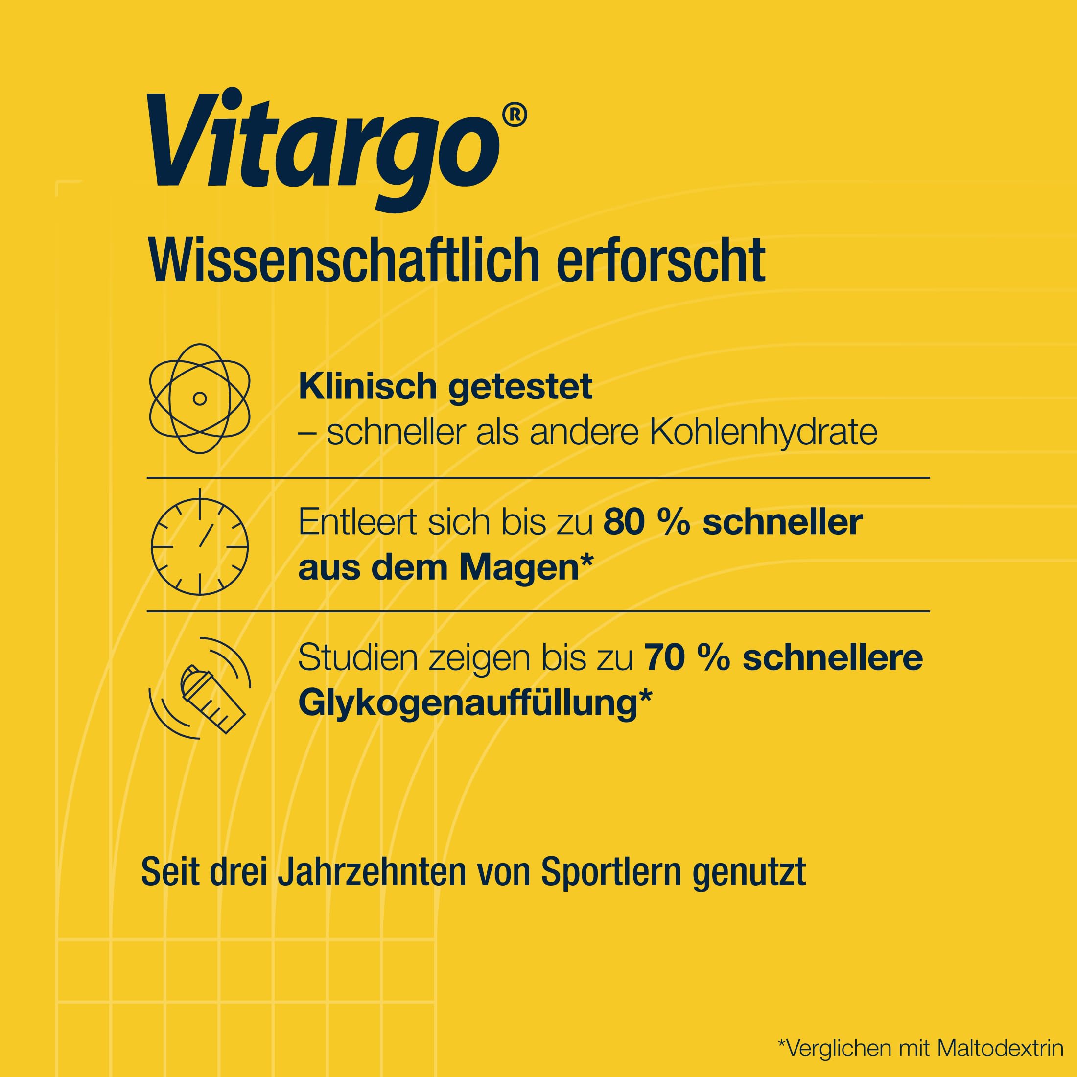 Vitargo Kohlenhydrate Pulver mit Elektrolyten, Isotonisches Getränkepulver | Magenschonender Iso Drink, Pre & Intra Workout Energy Pulver, Elektrolyt Pulver, Alternative zu Maltodextrin, Grapes, 1,5 kg