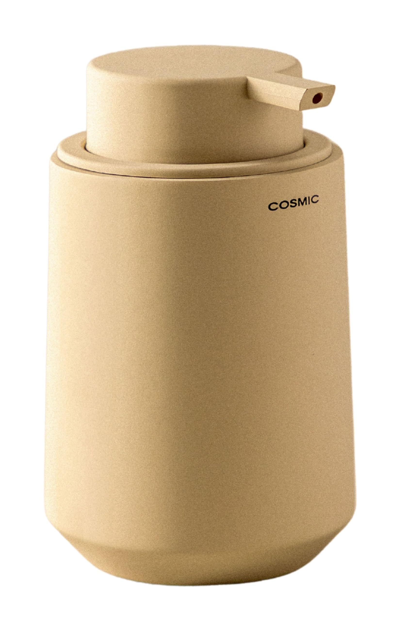 Cosmic Saku Porte-Brosse à Dents pour Plan de Travail de Design Minimaliste Fabriqué en Plastique. Verre pour Brosse à Dents. Récipient Ovale pour Lavabo de Couleur Blanche Mate