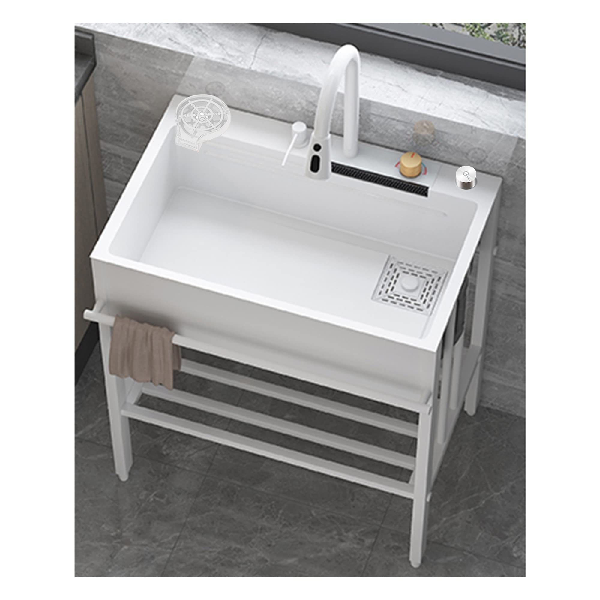Amazon.co.jp: 流し台 ガーデンシンク シンク 屋外シンク流し台