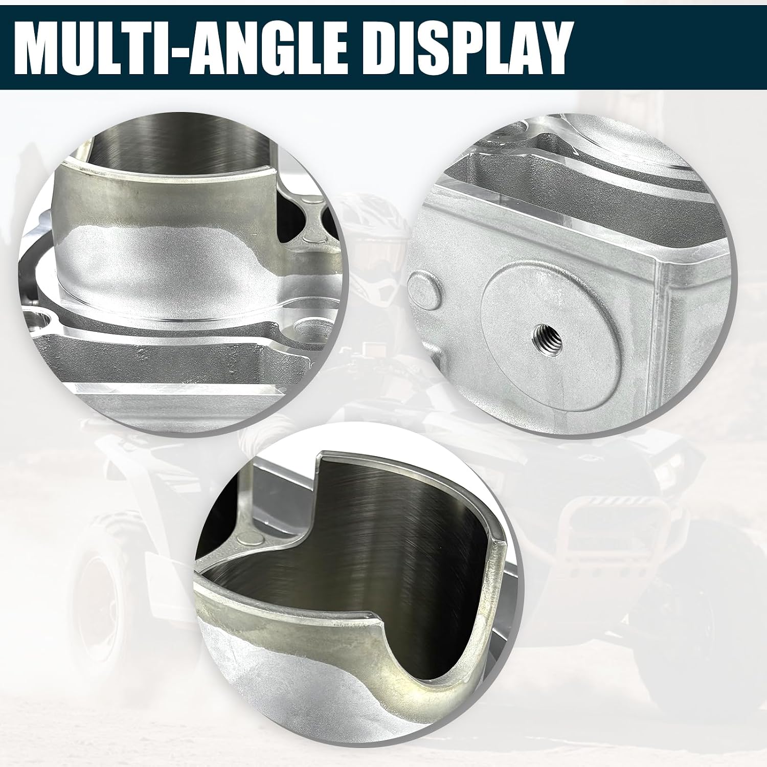 ‌80mm Bore Cylinder Piston Ring Gasket Top End Rebuild Kit - Compatible with Polaris Sportsman 800 Ranger 800 RZR 4 800 RZR Crew 800 RZR S 800 (2005-2017)