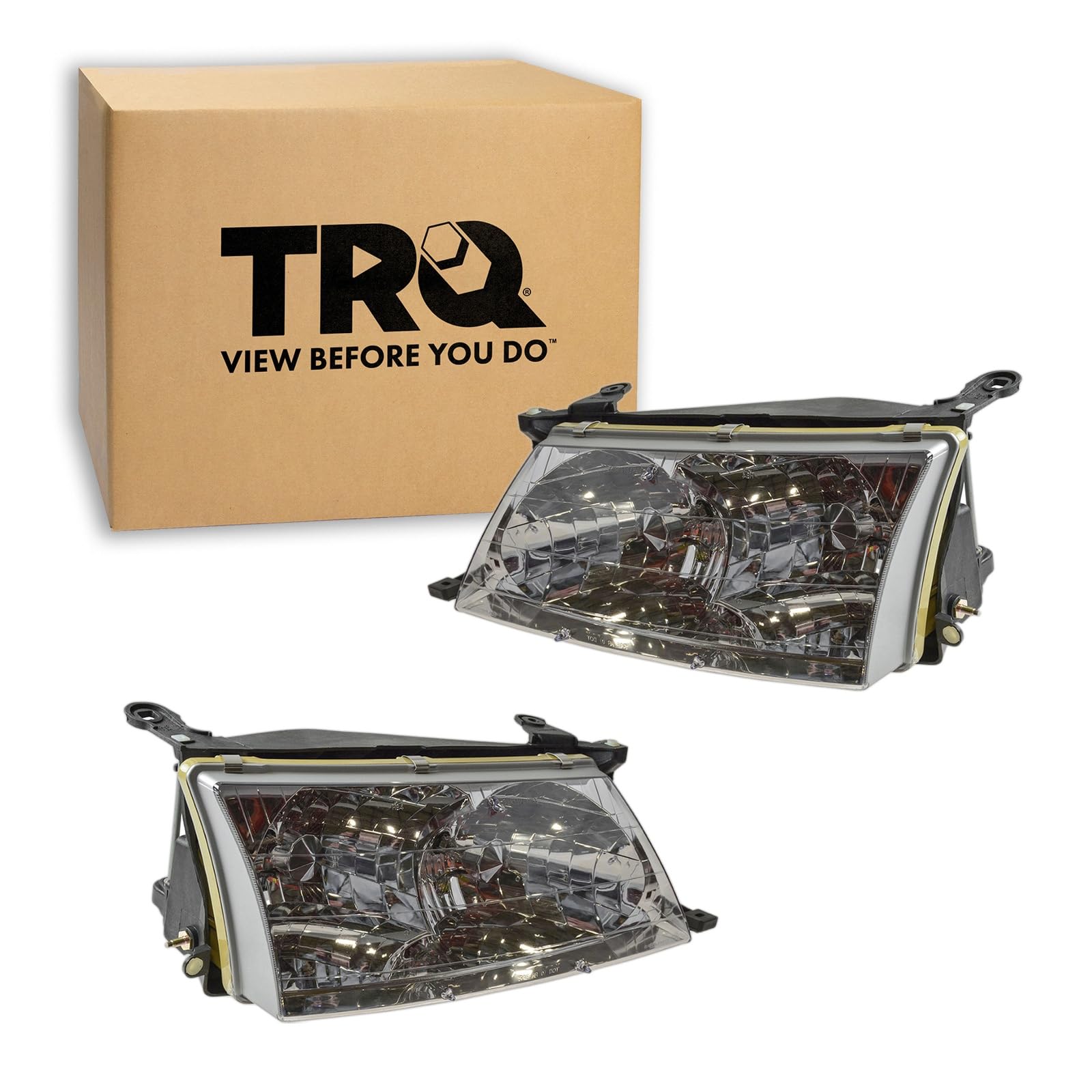 TRQ Headlight Assembly Set TO2502126 TO2503126