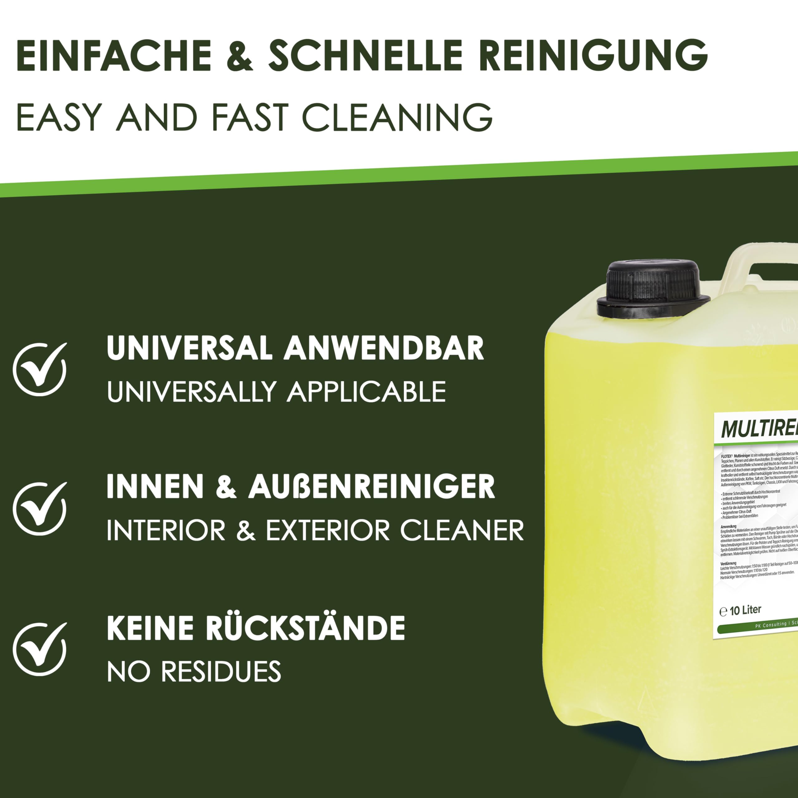 Multi Cleaner, 10L - Nettoyeur universel, Nettoyant tout usage