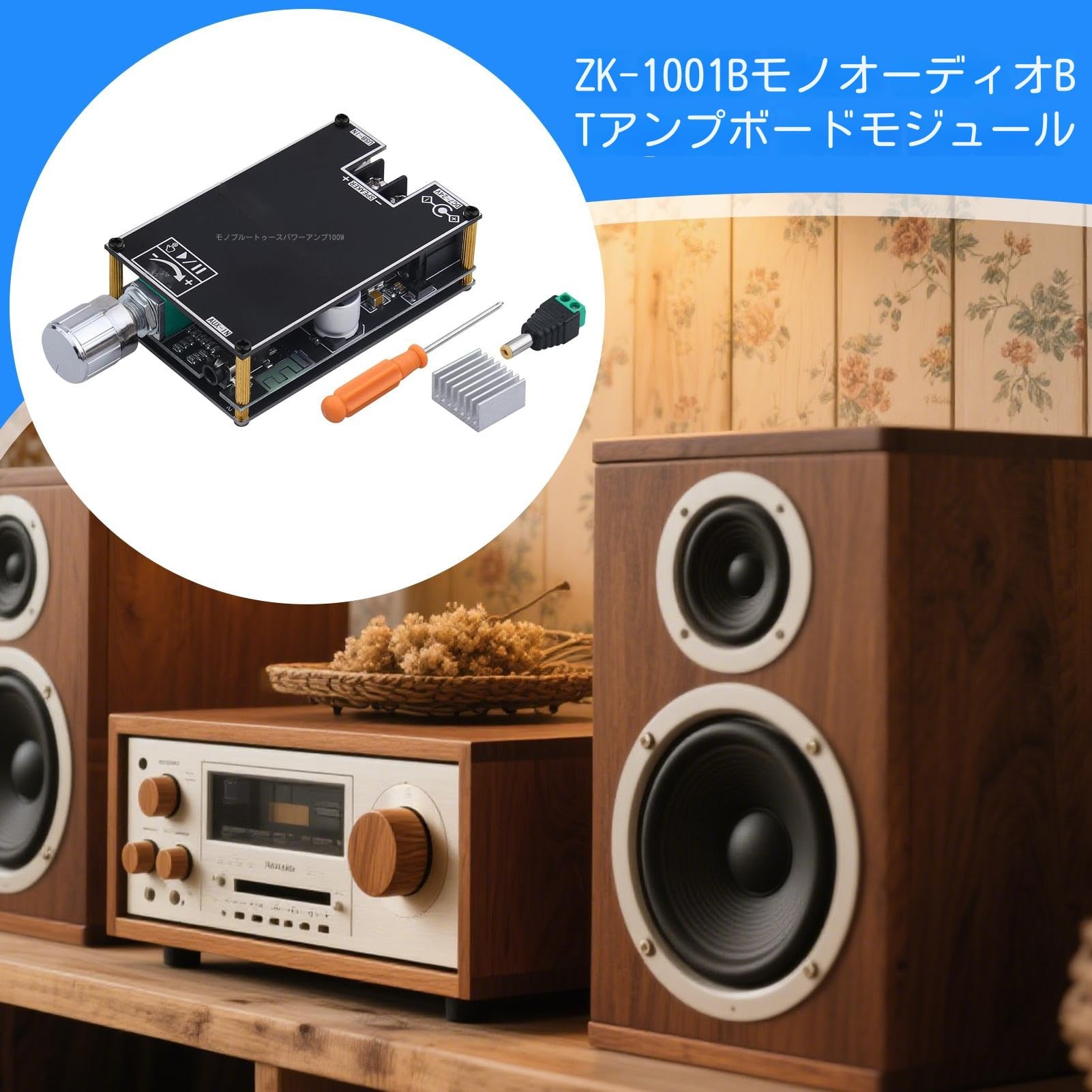 Amazon.co.jp: ワイヤレス オーディオ アンプ基板 - モノラル