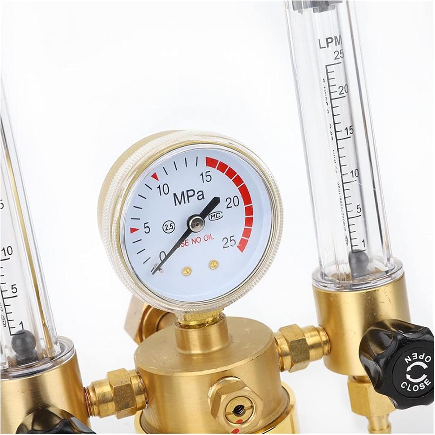 Pneumatic Tools Gas Pressure Reducer Argon Regulator Flow Meter Control Valve G5/8 CGA580 for Welding Cutting Air Compressor