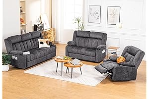 COMHOMA Reclining Couches for Living Room