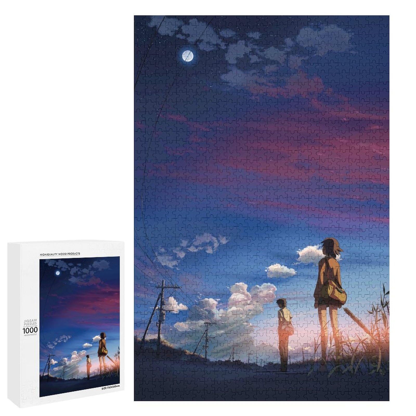 Amazon | Eflormes 天気の子 ジグソーパズル 1000 PCS ぱずる