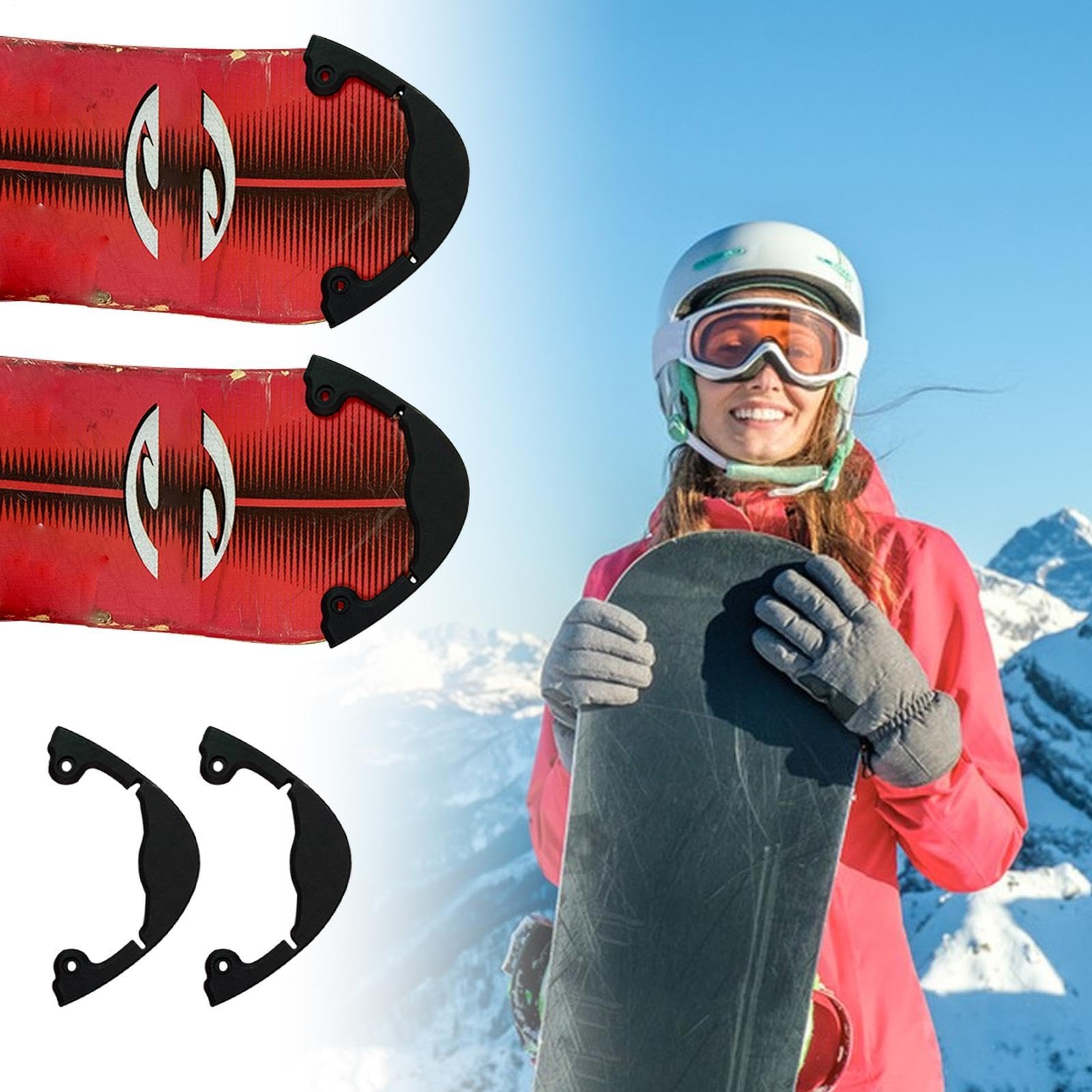 Bande anti-collision pour snowboard, barre de protection flexible | Housse de pont de skateboard noire, protège-nez pour le sport et la planche à roulettes Bande anti-collision pour snowboard, barre de protection flexible | Housse de pont de skateboard noire, protège-nez pour le sport et la planche à roulettes