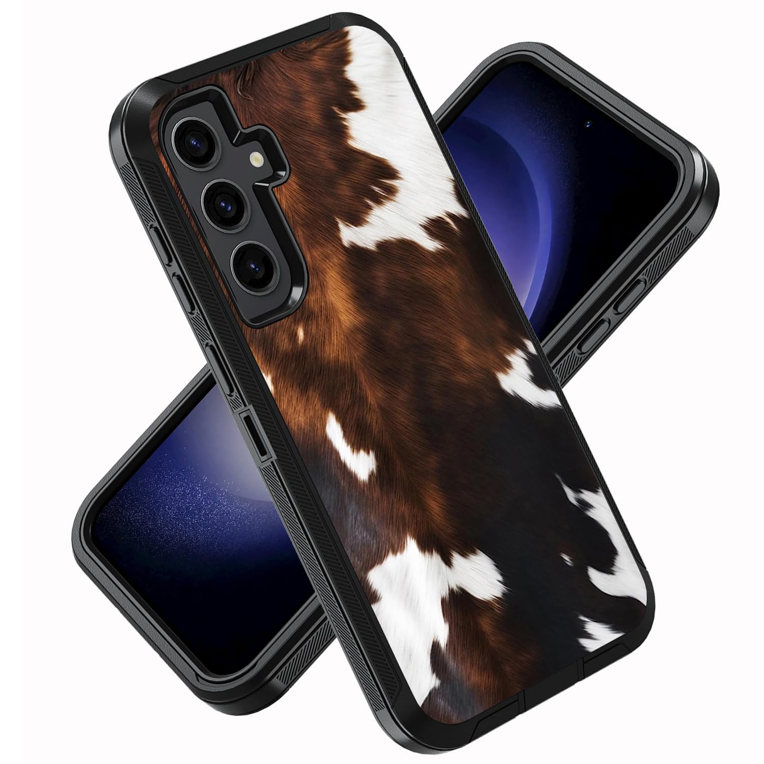 ZXHSBROK for Samsung Galaxy S25 Phone Case, Military Grade Heavy Duty 3-Layer Shockproof Drop Protective Cover for Samsung Galaxy S25 5G 6.2 Inch,