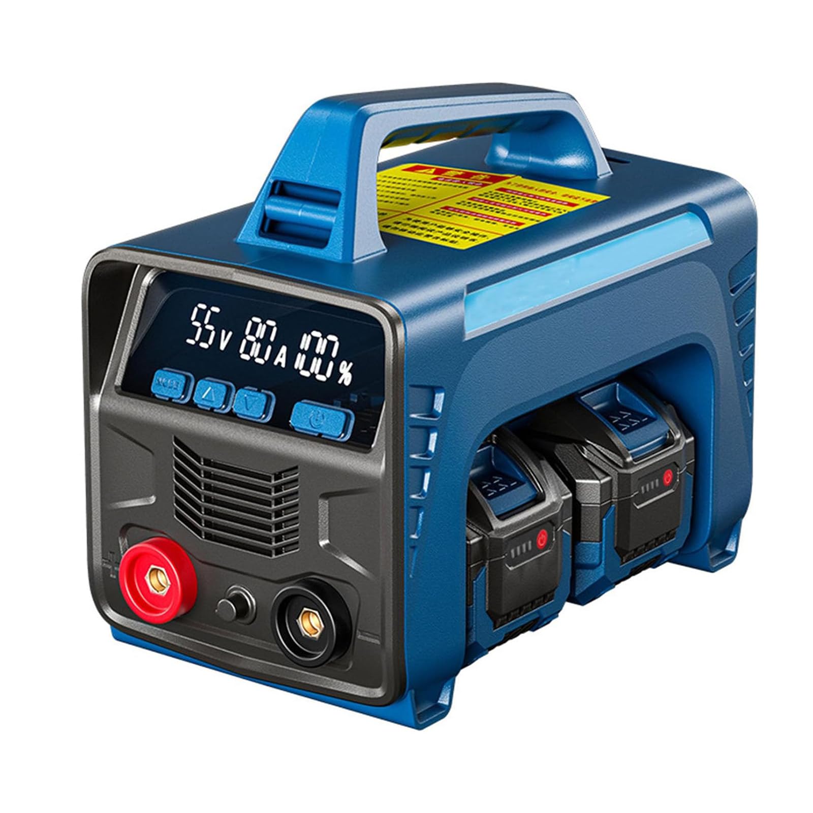 Soldadora MMA,Soldadura por Arco con Electrodo Revestido MMA,Soldadora Inversora de CC de Doble Función para Uso Doméstico, Bricolaje y Uso Profesional Ligero, Arco Estable Four-Battery