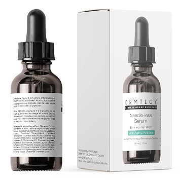 DRMTLGY Hydration Superstars Kit: سيروم بدون إبرة ، كريم ليلي ببتيد ، مرطب ملون ومنظف للوجه أساسي
