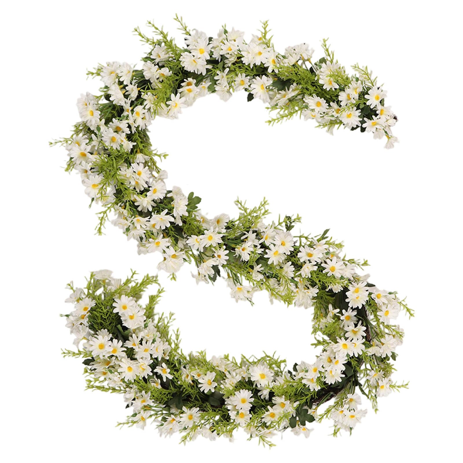 Tsophreniq Artificial Flower Vine Hanging Ornament for Mantels Wall Tabletop Shelf Display Holiday Party Tabletop Centerpieces Wall Hanging